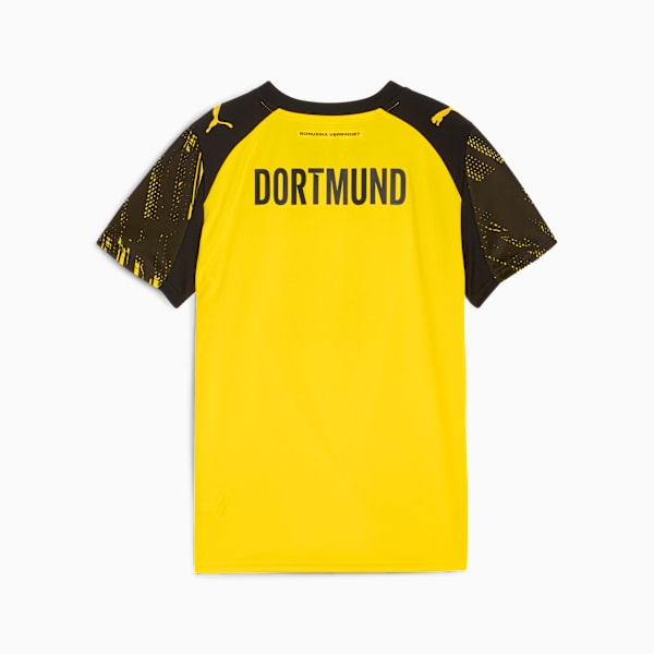 Maillot de soccer Borussia Dortmund Réplique 25/26 « à domicile » pour enfants, Faster Yellow-PUMA Black, extralarge